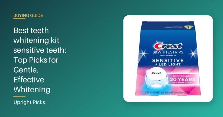 Best teeth whitening kit sensitive teeth: Top Picks for Gentle, Effective Whitening