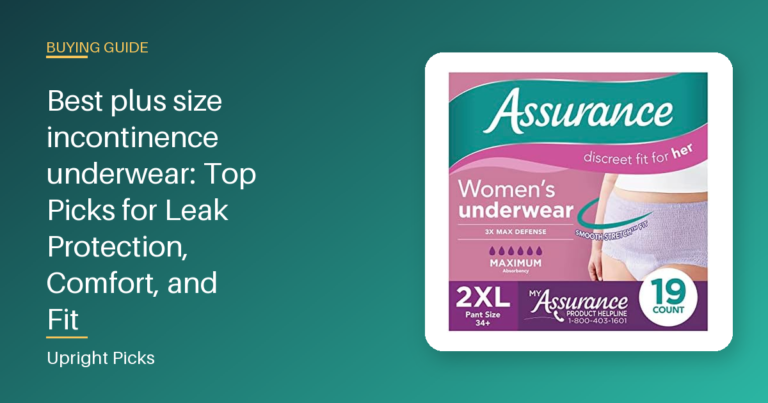 Best plus size incontinence underwear: Top Picks for Leak Protection, Comfort, and Fit