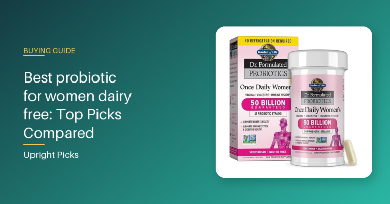 Best probiotic for women dairy free: Top Picks Compared