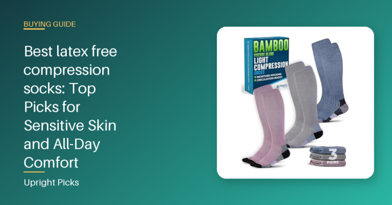 Best latex free compression socks: Top Picks for Sensitive Skin and All-Day Comfort