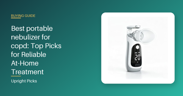 Best portable nebulizer for copd: Top Picks for Reliable At-Home Treatment