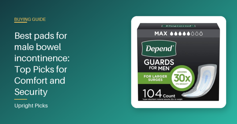 Best pads for male bowel incontinence: Top Picks for Comfort and Security