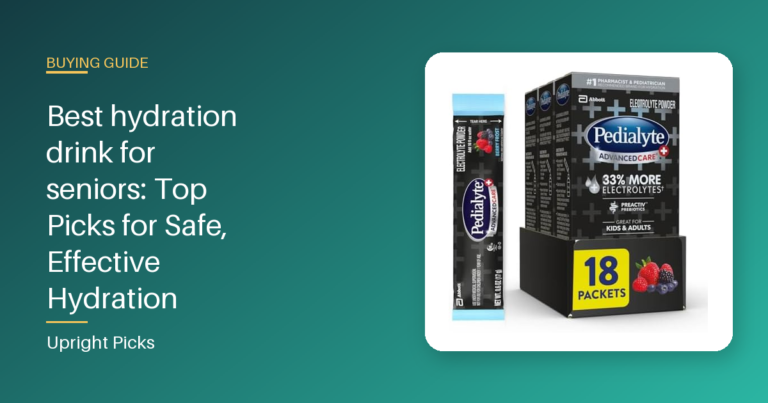 Best hydration drink for seniors: Top Picks for Safe, Effective Hydration