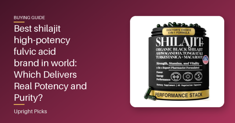Best shilajit high-potency fulvic acid brand in world: Which Delivers Real Potency and Purity?